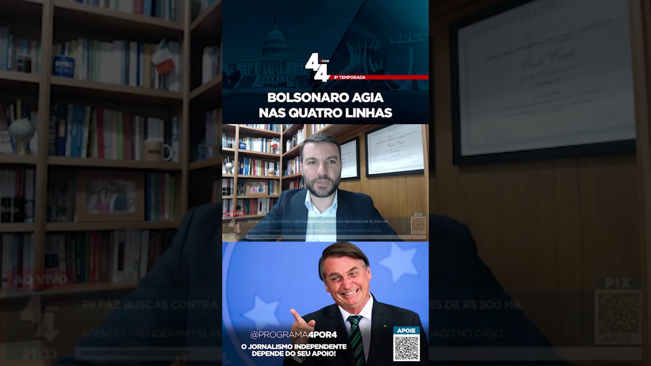 BOLSONARO AGIA NAS QUATRO LINHAS