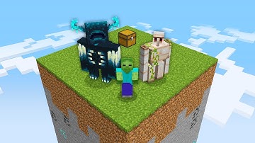 Minecraft One Chunk, but we Shapeshift every minute...