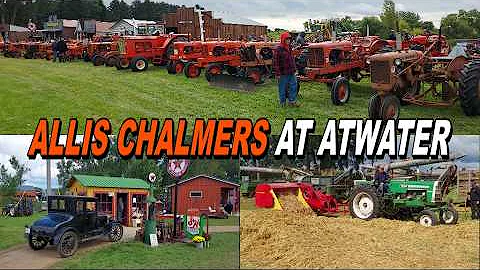 Allis Chalmers Tractors at the 2025 Atwater Threshing Days