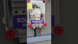 DCDB inverter and ACDB installation complete