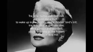 Piano Solos Mockin' Bird Hill (1949) Vaughn Horton Patti Page