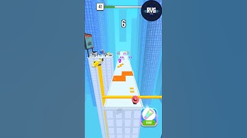 Roof Rails Level 41 - Can I Survive This? 😂🤣 NEW PLAY WIN! 🔥 #funny #ytshorts #gaming