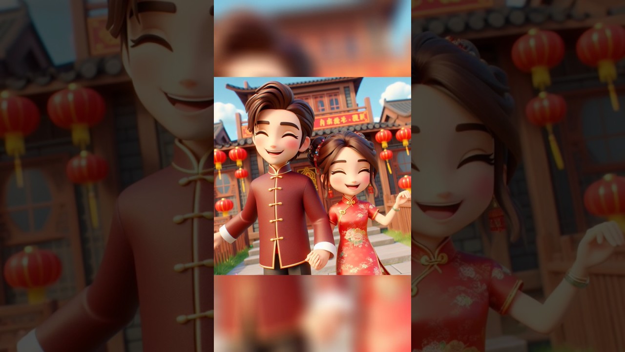 Couple Celebrating Chinese New Year 🐲 #ai #aiart #aigenerated #chatgpt