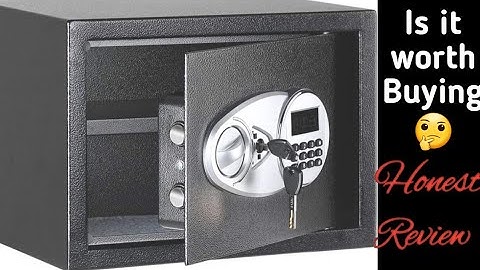 Honest Review of Amazon Basics Security Safe Locker-20 Litres (0.5 Cubic Feet) || Safe Home Locker