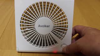 【2018年進化版】 Avolker 折りたたみ式 扇風機 コンパクト 3WAY 卓上扇風機