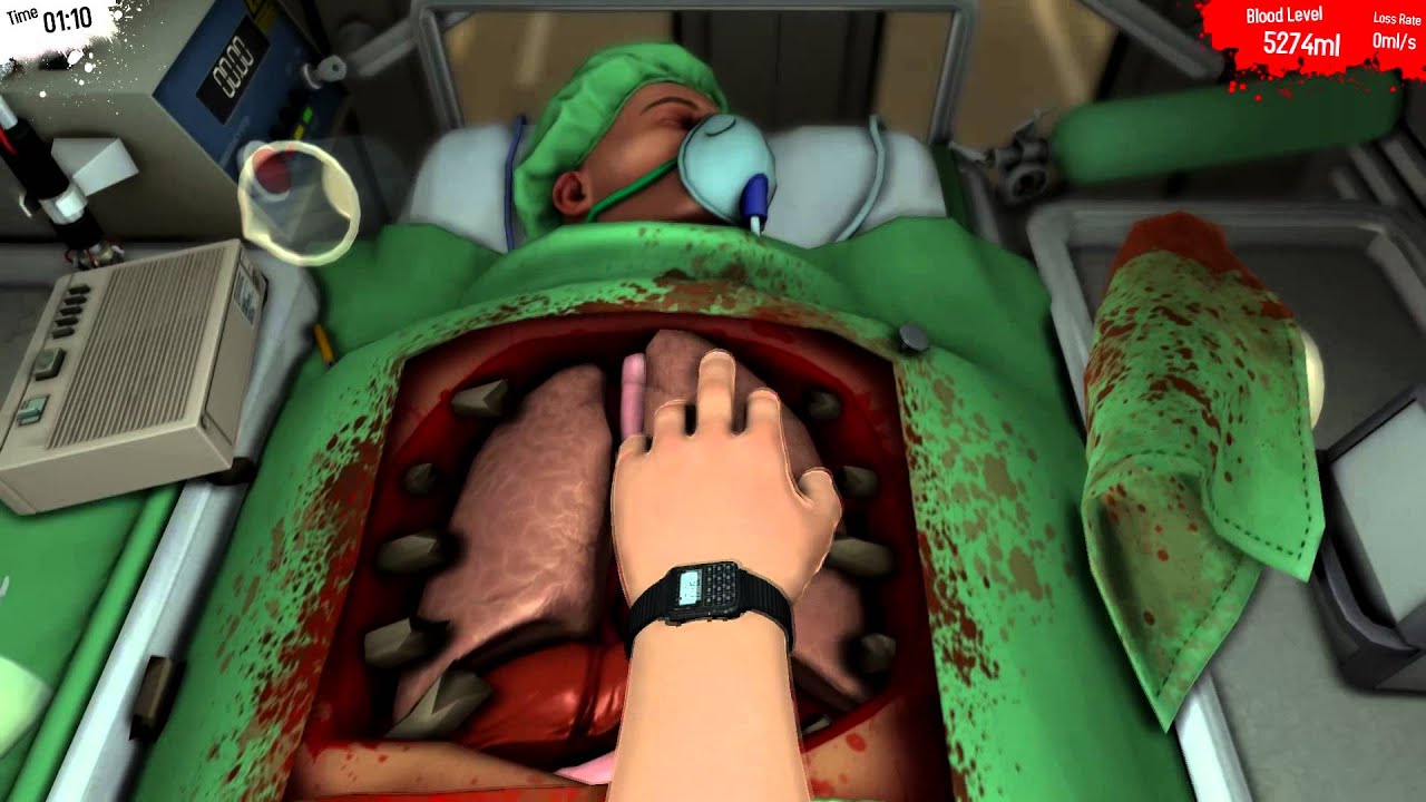 surgeon simulator 2013 ambulance heart transplant a youtube