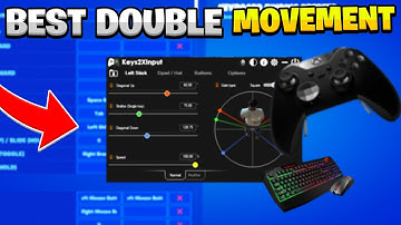 Best Double Movement Settings in Fortnite! (Keys2xInput V2)