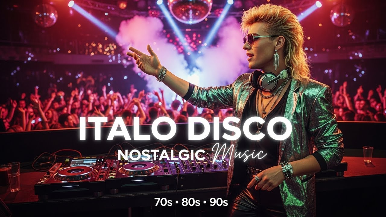 Neon Retro Italo Disco Celebration | 80s Dance Energy for Nonstop Night ...