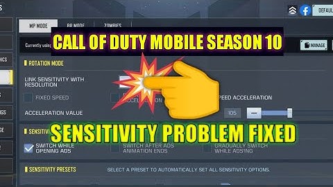 *SENSITIVITY PROBLEM* FIX IN SEASON 10 UPDATE ❤️