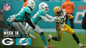 Green Bay Packers vs. Miami Dolphins | 2022 Week 16 Game Highlights