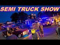 Semi Truck show classic trucks Mac Kenworth Peterbilt [Truck Nationals] 2021 Truck show USA 4K
