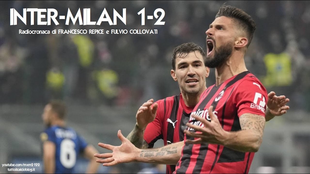 INTER-MILAN 1-2 - Radiocronaca di Francesco Repice e Fulvio Collovati (5/2/2022) Rai Radio 1