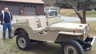 1946 CJ2A Jeep in Pine Plains, NY (with Peter & Matt Bartolomeo) (12122015)