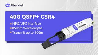 40G QSFP+ CSR4 Optical Transceiver for Extended Data Center Reach | FiberMall