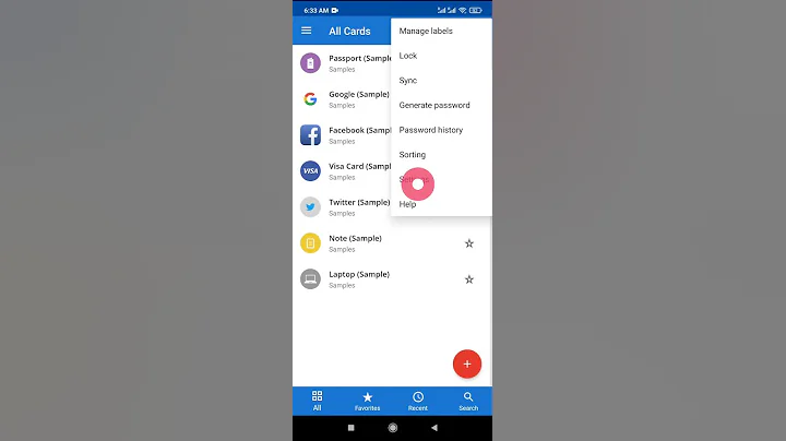 Auto-fill in apps: Setup (Android)