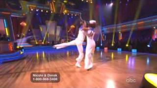 Nicole Scherzinger \& Derek Hough - Dancing With The Stars - quick step week 3
