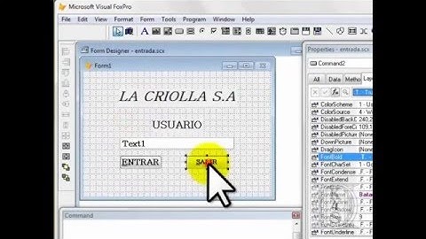 Creacion de formularios en foxpro
