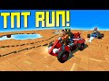 TNT Run With Cars and Spud Guns!  - Scrap Mechanic Multiplayer Monday