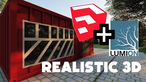 Building A shipping Container Home with SketchUp 2018 & Lumino  8.0