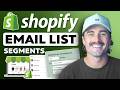 How to Set Up Shopify Customer Segments for Email + SMS