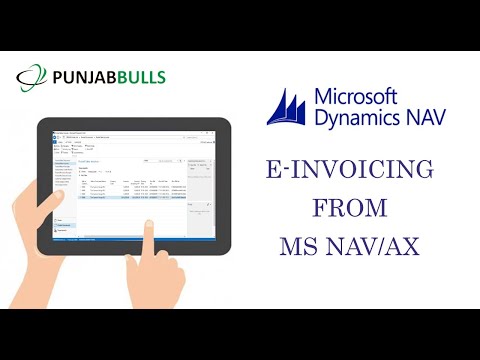 E-INVOICING In Navision,
