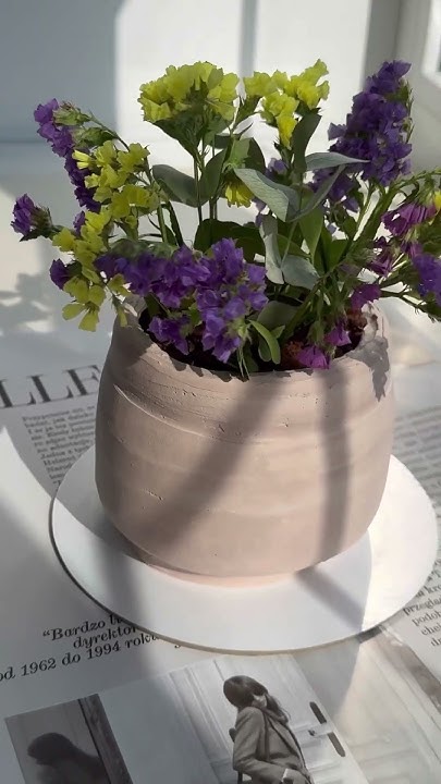 Горшок с цветами? Или торт? #десерты #рецепты #baking #cake #кондитер ...