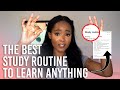 THE BEST STUDY ROUTINE FOR LEARNING ANYTHING - Evidence Based