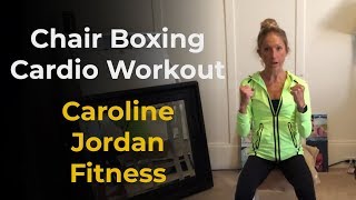 Chair Boxing Cardio Workout | Hard Seated Exercise Video