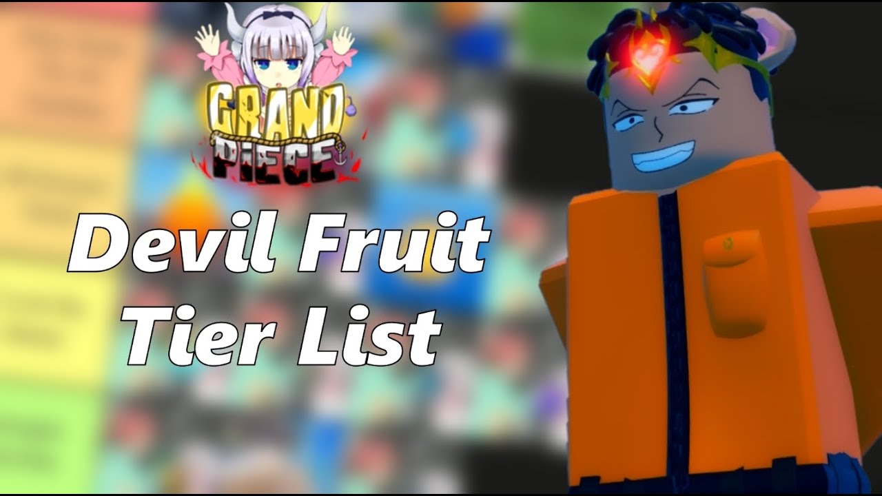 Create a grand piece online fruits Tier List - TierMaker