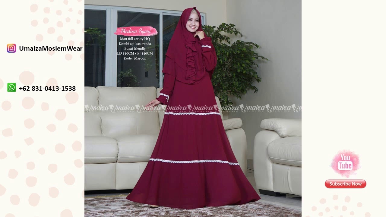 Jual Hijab Gamis Brokat Gambar WA 62 831 0413 1538 BAJU