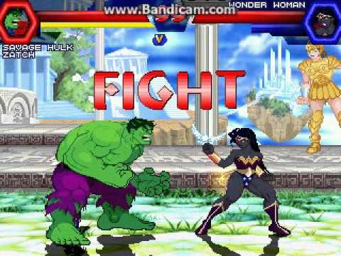 dc vs marvel mugen arcade savage hulk - YouTube