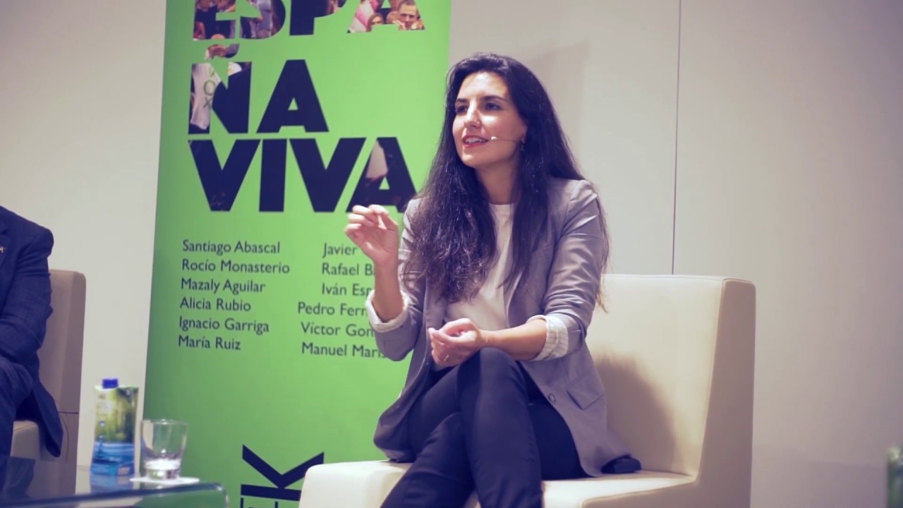 Presentación del libro la España viva en Sevilla 15.11.2018 santiago abascal joaquin reyes