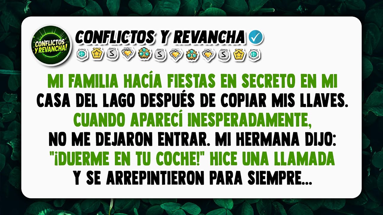 Mi familia copió ilegalmente las llaves de mi casa y no me dejó entrar; luego se arrepintieron de...