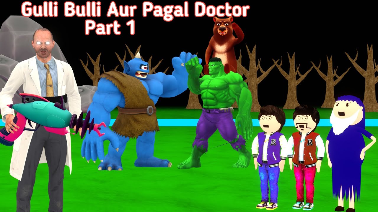 Gulli Bulli Aur Pagal Doctor Part 1 | Horror Story | Animated | Desi Comedy
