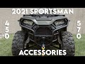 2021 Polaris Sportsman 450 570 Full Accessory Walkthrough All New Lineup