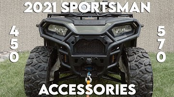 2021 Polaris Sportsman 450 570 Full Accessory Walkthrough All New Lineup