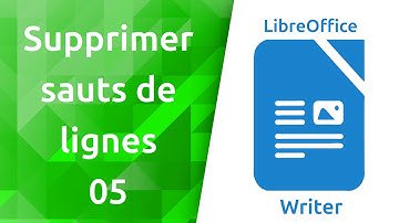 #3.05 LibreOffice Writer | Supprimer les retours chariot, sauts de ligne ou fins de paragraphe