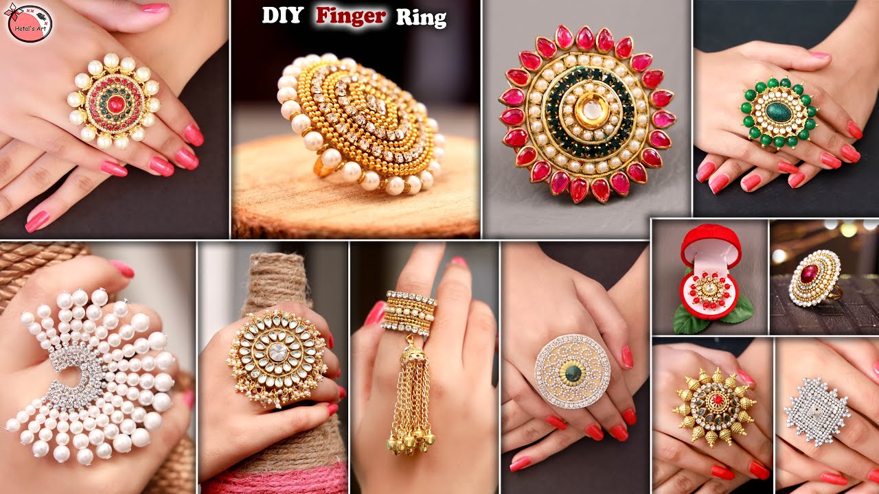 Party Wear - Ring Design Ideas | 12 Finger Ring - YouTube