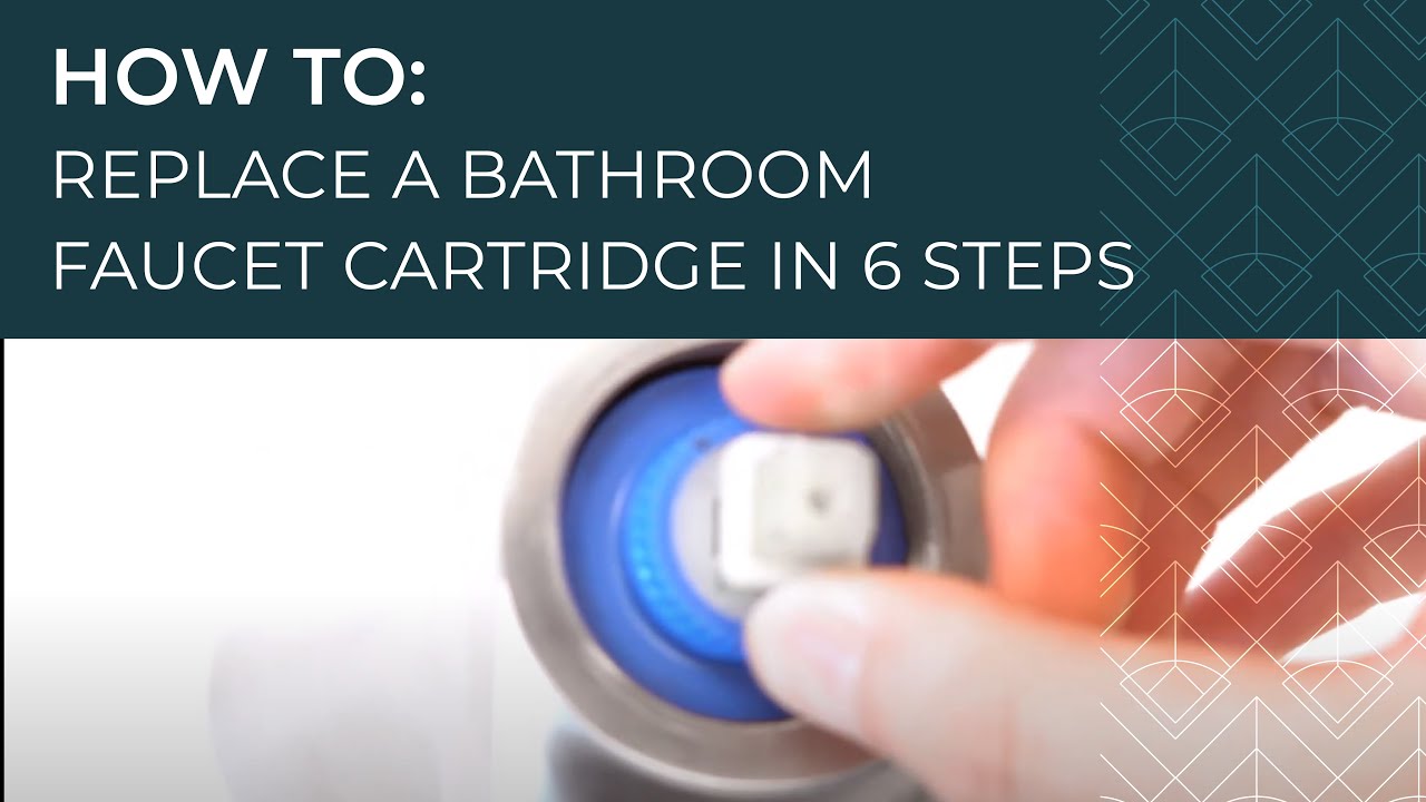 How To - Bathroom Faucet Catridge Replacement - YouTube