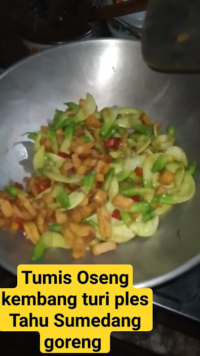 Tumis Oseng Kembang Turi