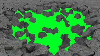 Wall Collapse Green Screen Animation || Wall Smash Green Effect || AR Green Screen World
