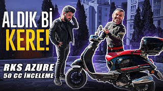 Araba Ehliyeti ile Kullanılan Motor | Rks Azure Pro 50 cc scooter motosiklet inceleme | Kolaçan