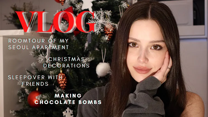 VLOG / Roomtour of my Seoul apartment / Christmas ...
