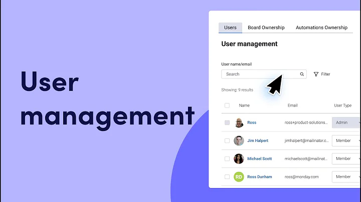 User management | monday.com tutorials