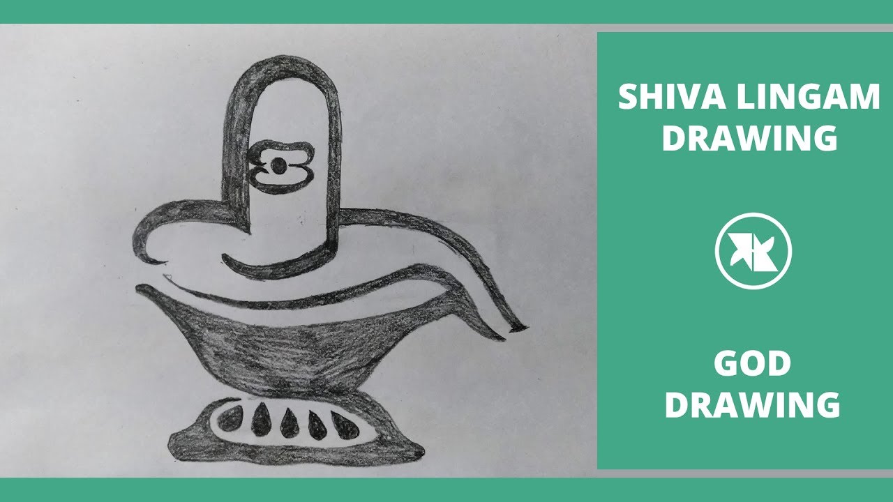 How to Draw SHIVA LINGAM - Lord Shiva Maha Shivaratri Drawing Step ...