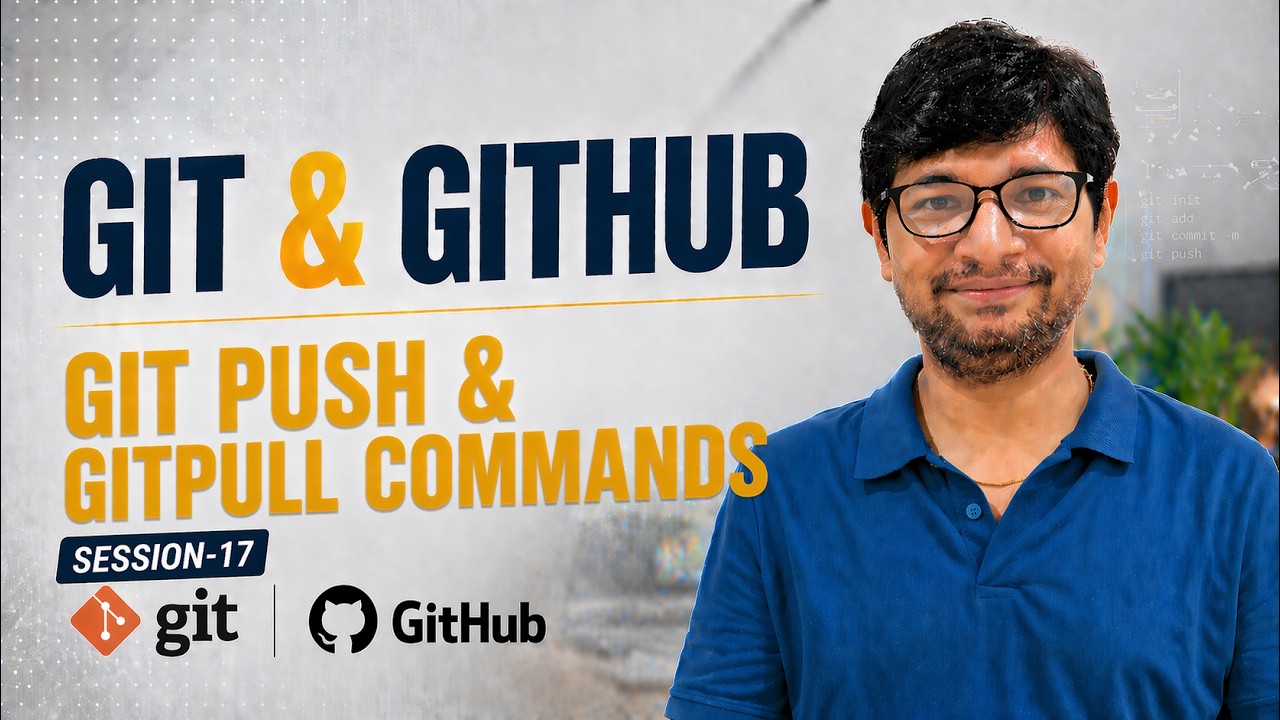 Master Git Push & Pull Commands IN JUST 10 MINUTES - YouTube