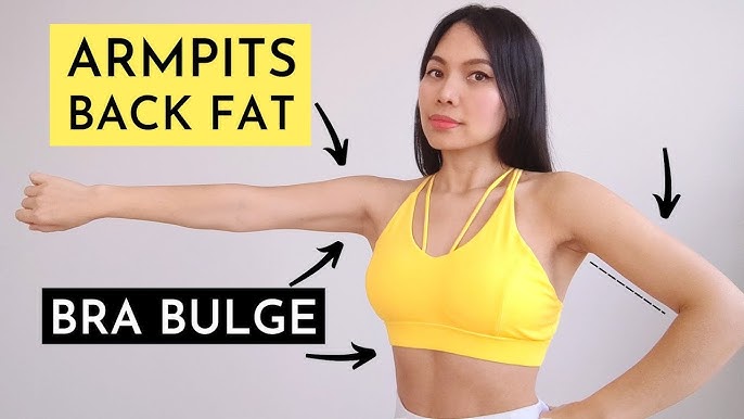 LOSE ARMPIT FAT, back + bra bulge, upper body standing workout