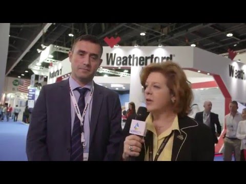 Mahmoud Khalil, Weatherford, at ADIPEC 2014, spoke to Eithne Treanor