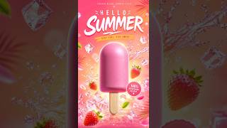 Create 3D lolypop Icecream In Adobe Illustrator #trending #logo #viral #shorts #3d