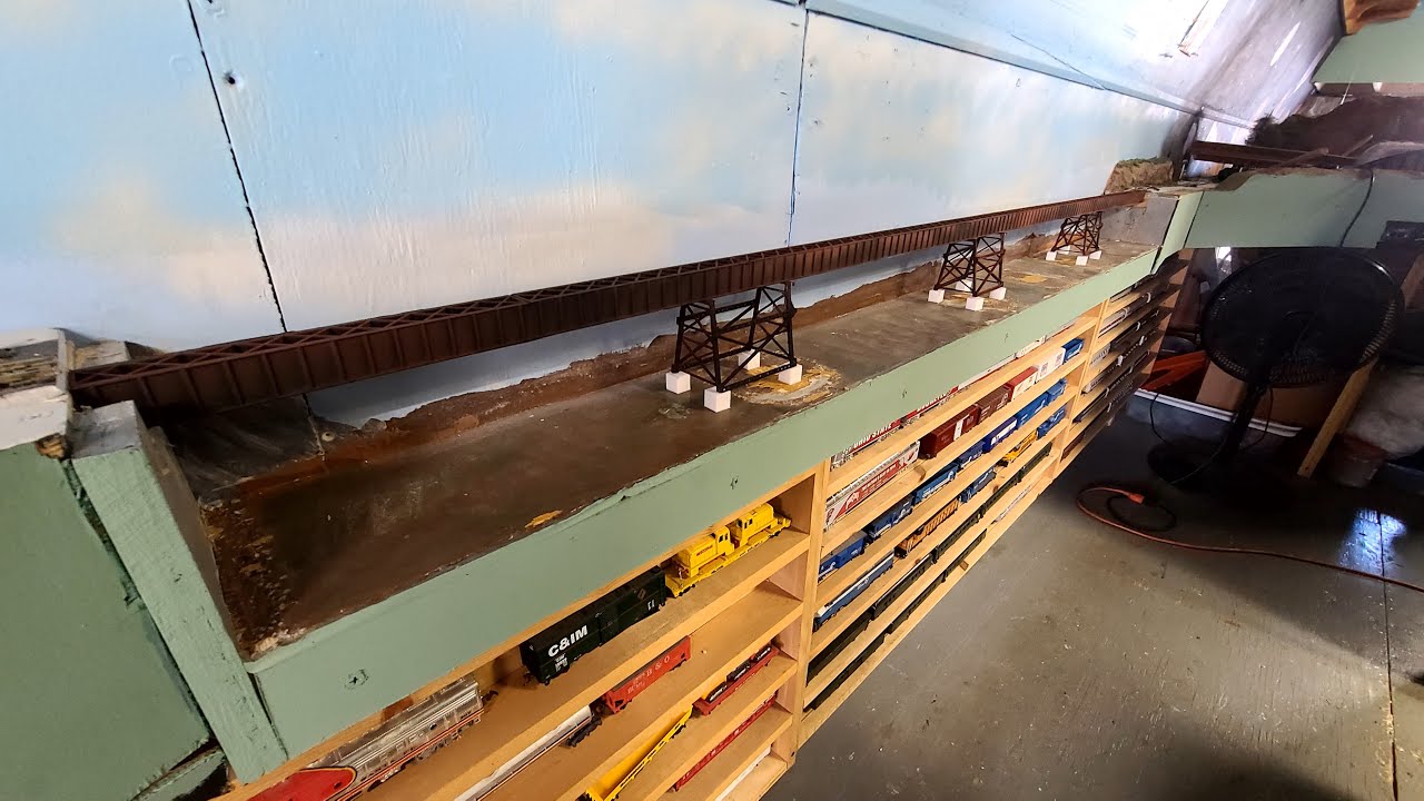 HO Scale Bridge 24-Inch long Viaduct Bridge 3D Printed Two Section Bridge